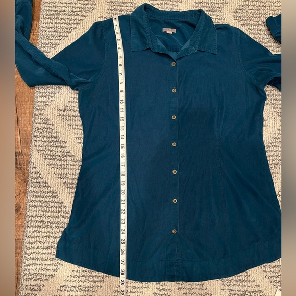 J.Jill Corduroy Cotton button down top - Picture 5 of 10